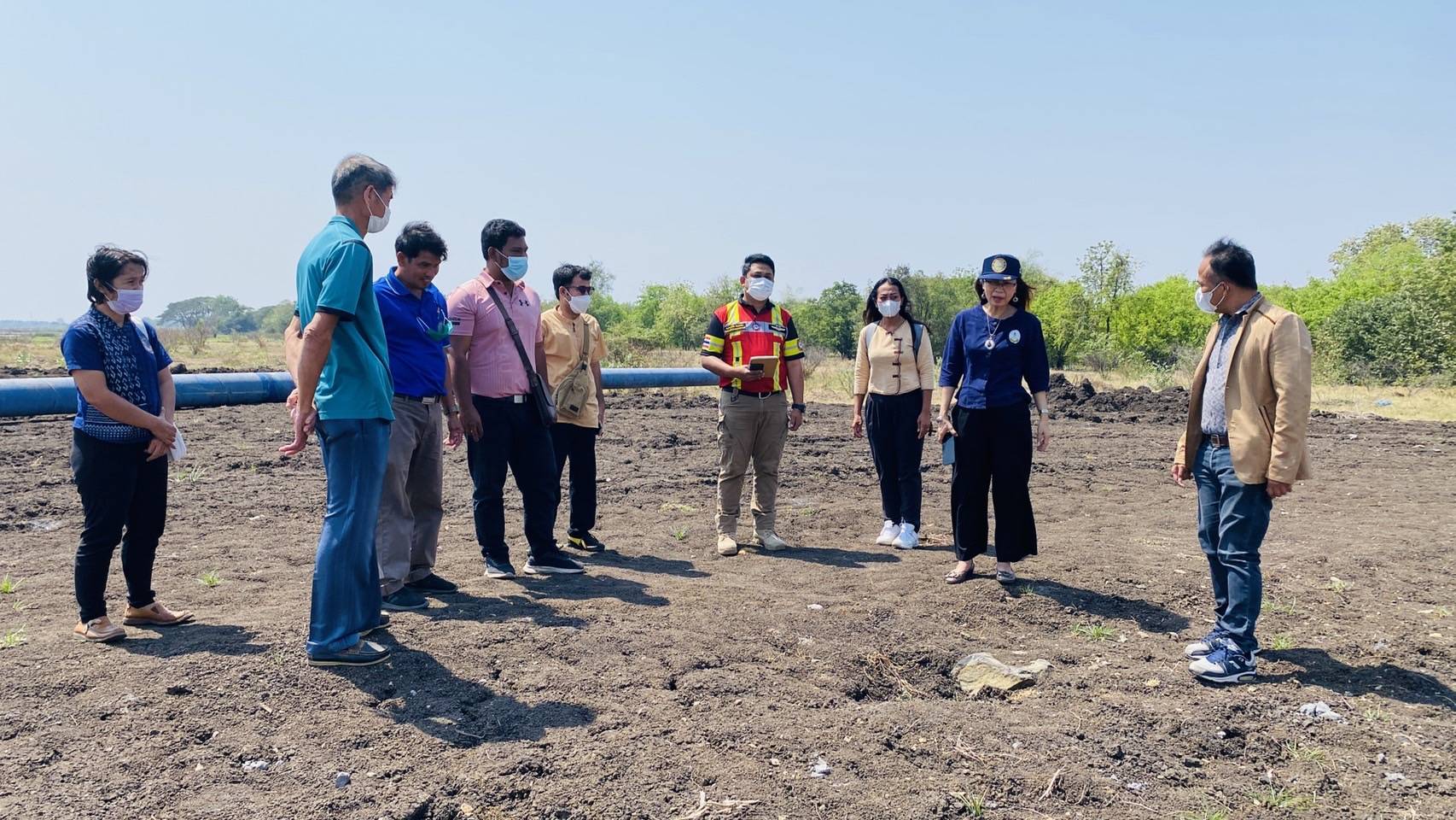 สำรวจพื้นที่เตรียมการต้อนรับคณะผู้ตรวจราชการกระทรวงเกษตรและสหกรณ์