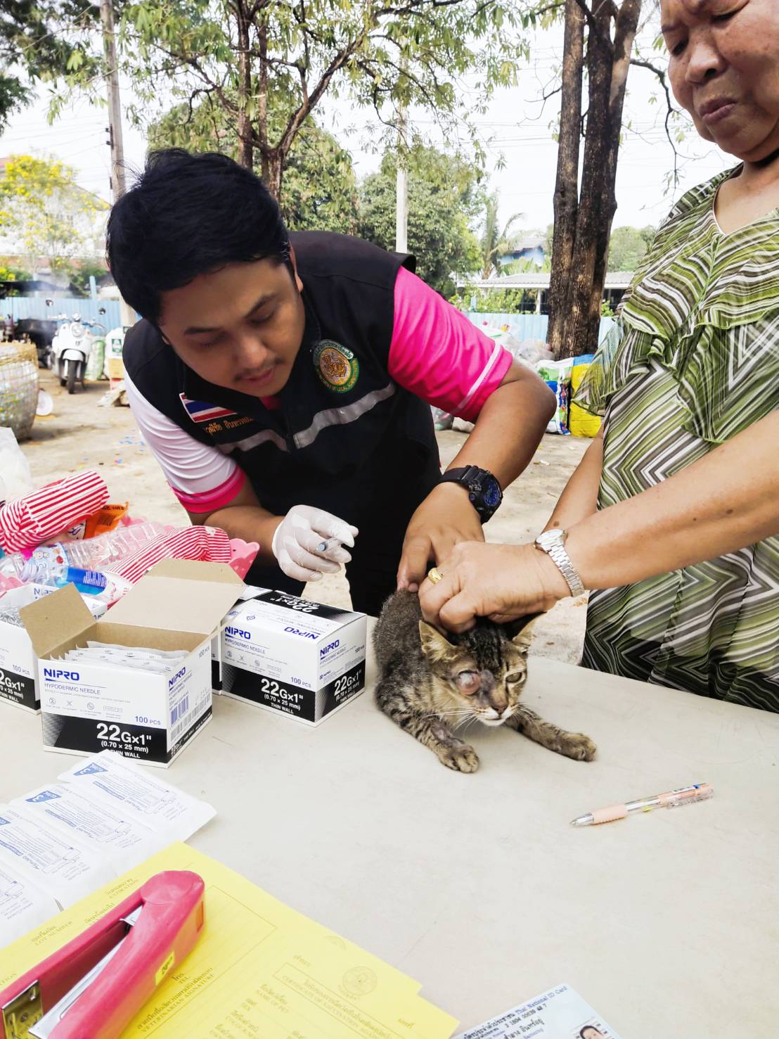 ฉีดวัคซีนป้องกันโรคพิษสุนัขบ้า ประจำปีงบประมาณ 2567